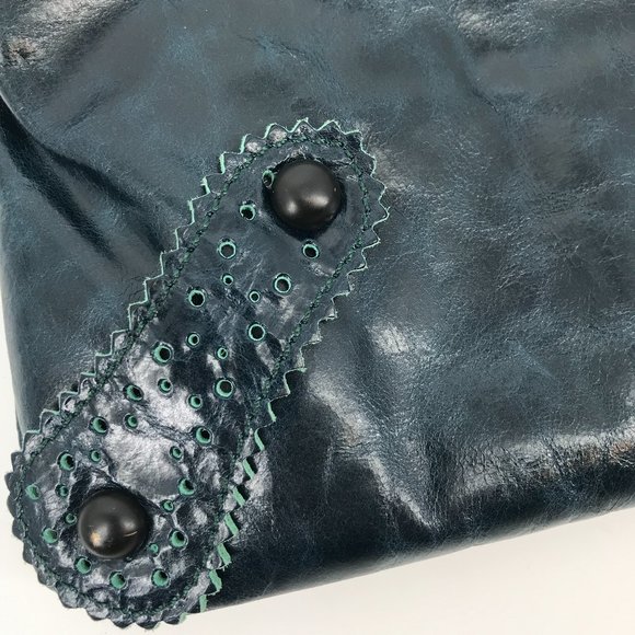 Danier Teal Crossbody Bag - Picture 10 of 15